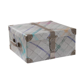 Eclectic Geo Rhombus Grey 8pcs Quilt/Quilted Bed Cover