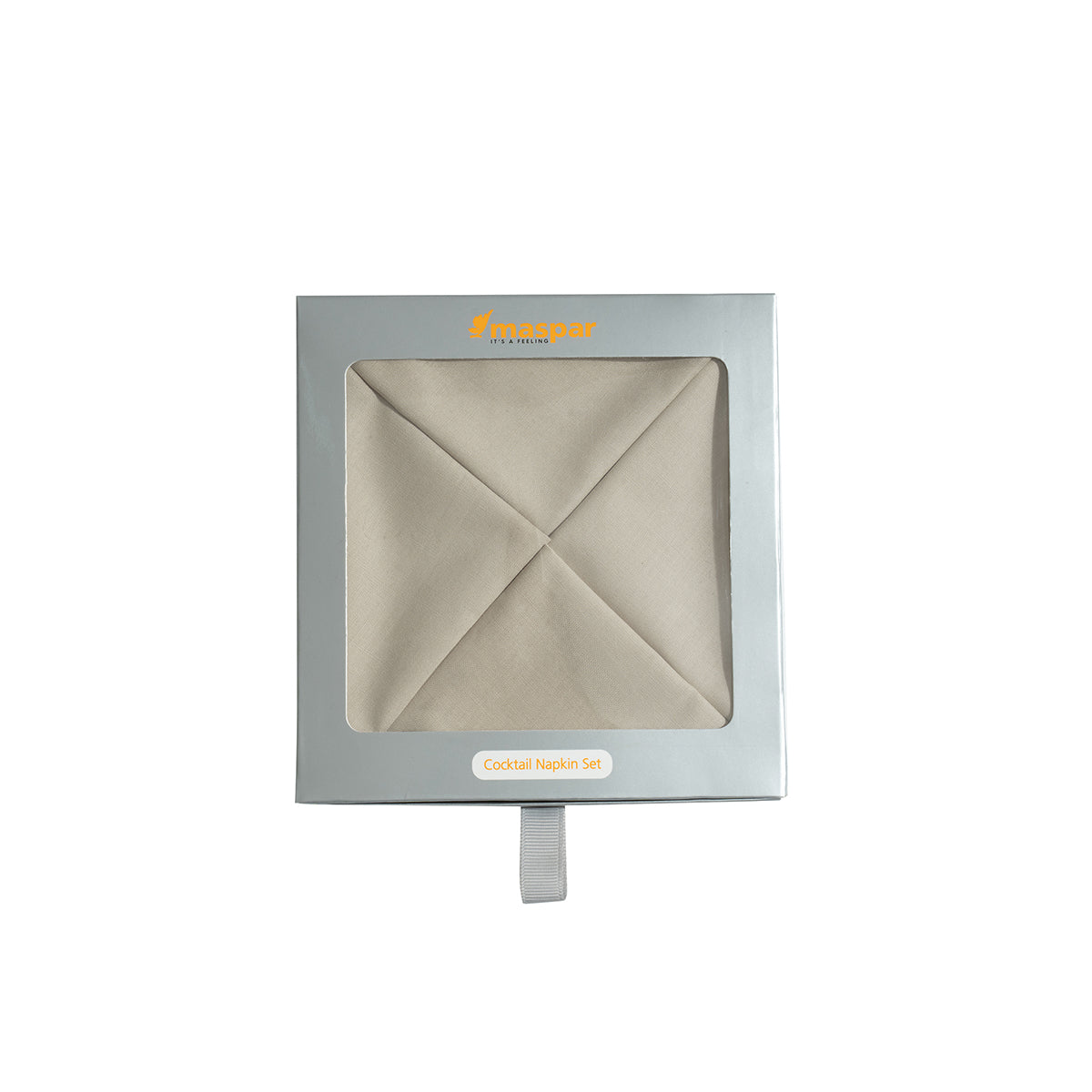 Eden 100% Cotton Cocktail Napkin Set 20X20 CM Alloy
