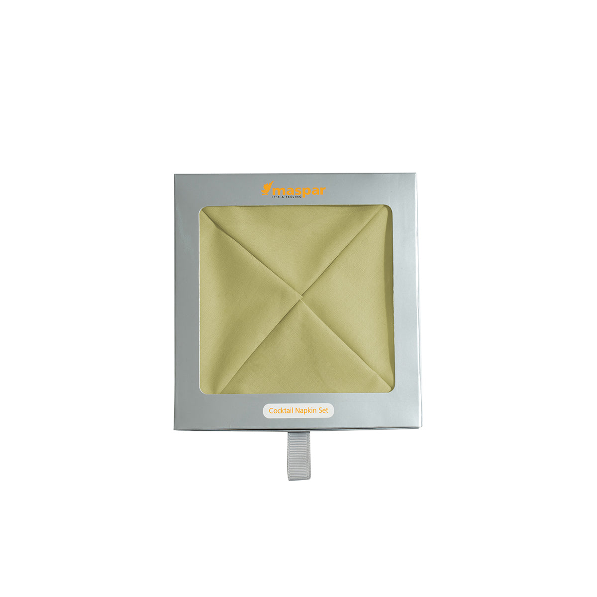 Eden 100% Cotton Cocktail Napkin Set 20X20 CM Sage Green