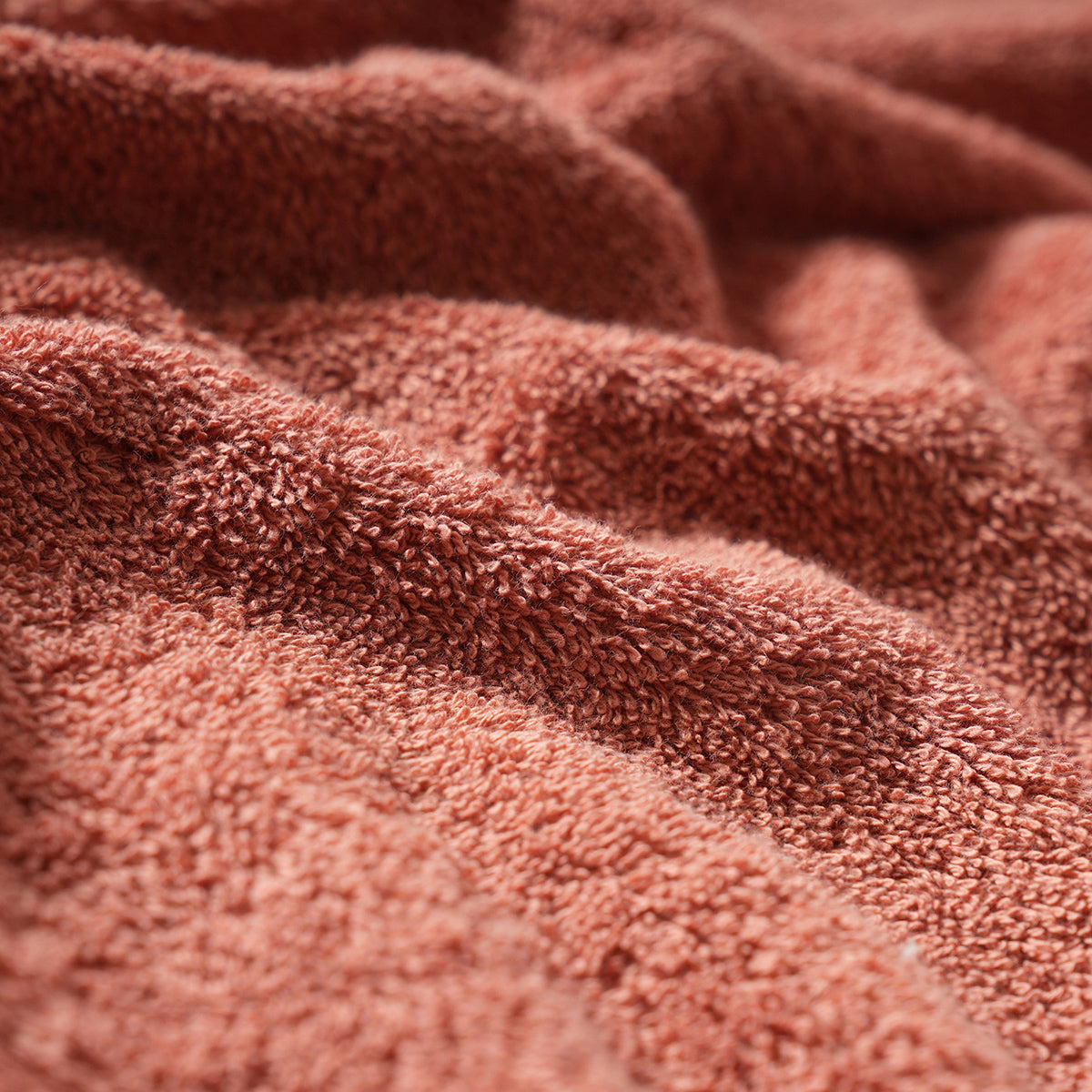 Embedded Stripe Antimicrobial Antifungal Super Absorbent & Soft Light Mahogany Towel