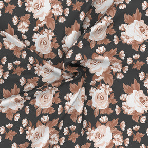 Florescence Rosalie Print Red Fitted Sheet With Pillow Covers