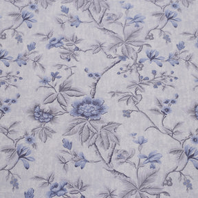 Florescence Juniper Print Blue Fitted Sheet With Pillow Covers