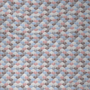 Florescence Boston Print Pink Fitted Sheet With Pillow Covers