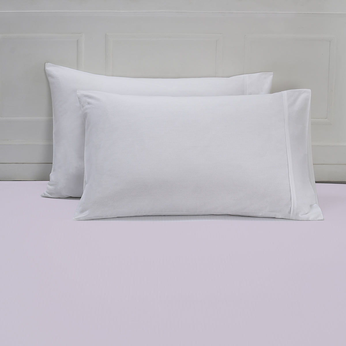 Eden Crisp & Light Weight 100% Cotton Solid White Fitted Sheet