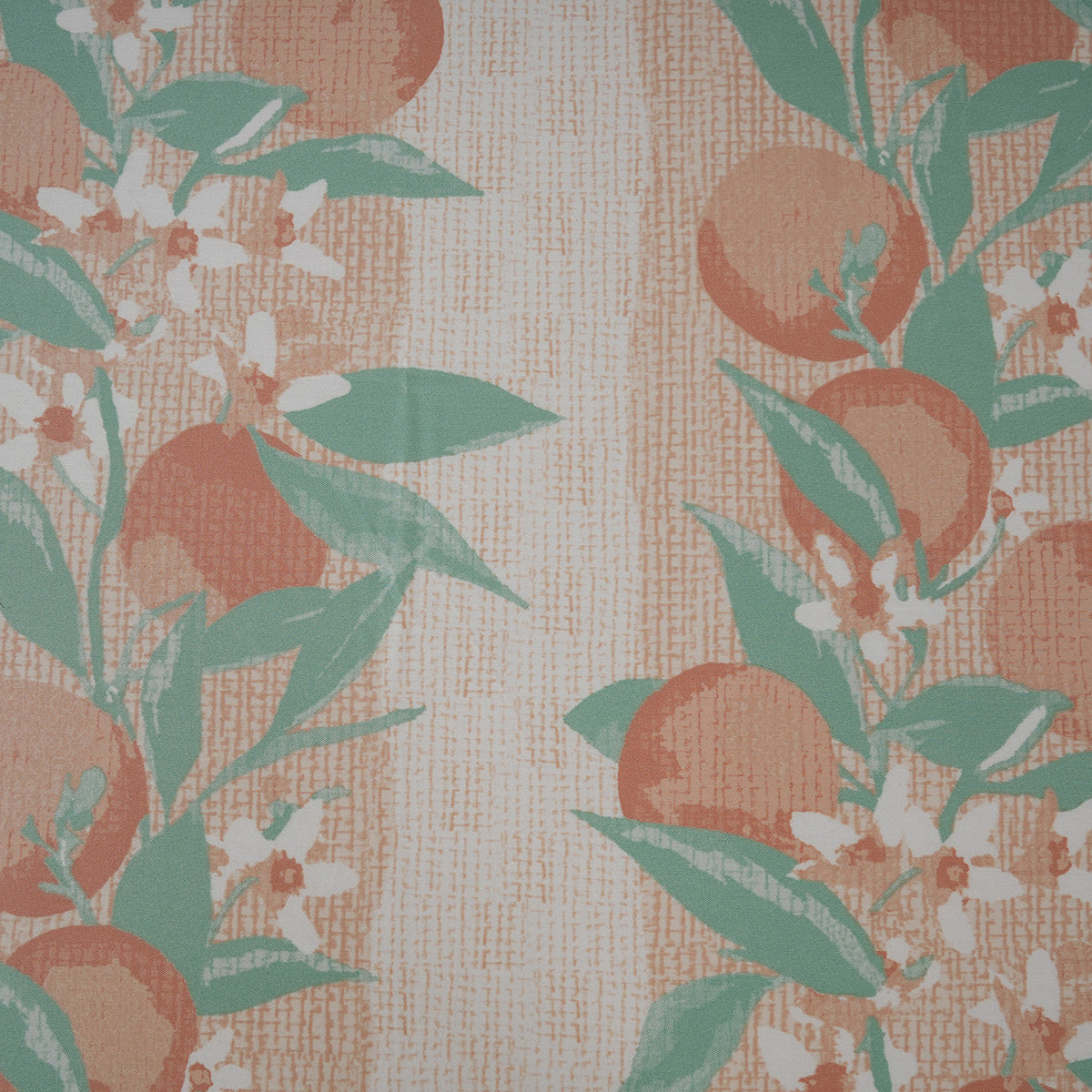 Sensory Bloom Colorsplash 100% Cotton Peach Fitted Sheet with Pillow Case