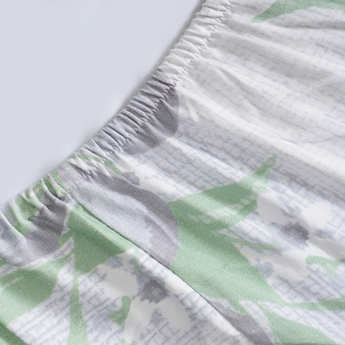 Sensory Bloom Colorsplash 100% Cotton Lilac Fitted Sheet with Pillow Case