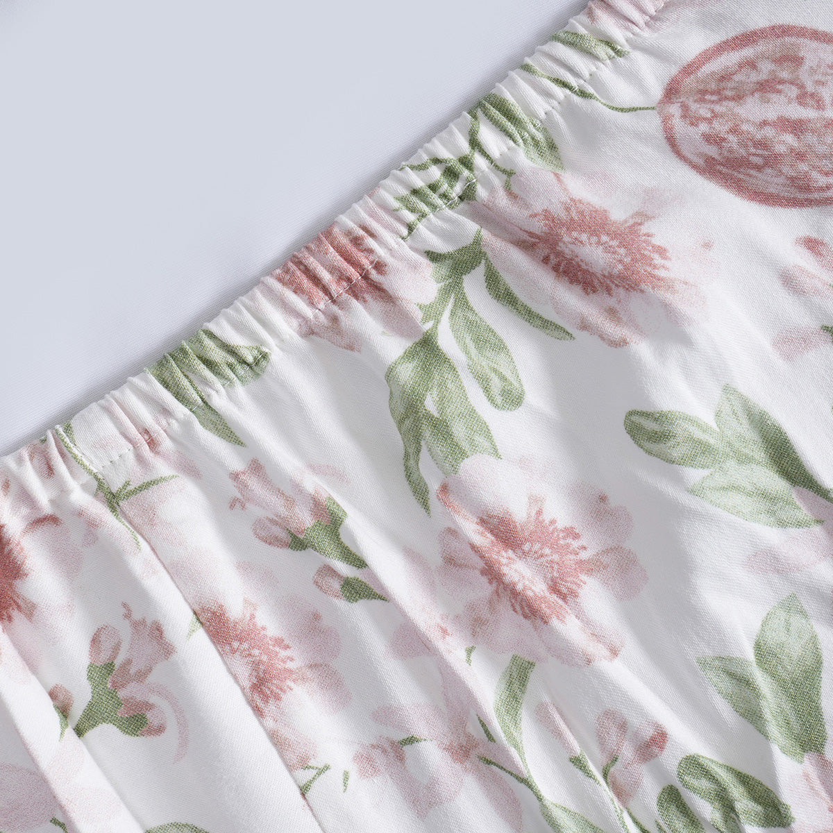 Sensory Bloom Blooming Petals 100% Cotton Pink Fitted Sheet with Pillow Case