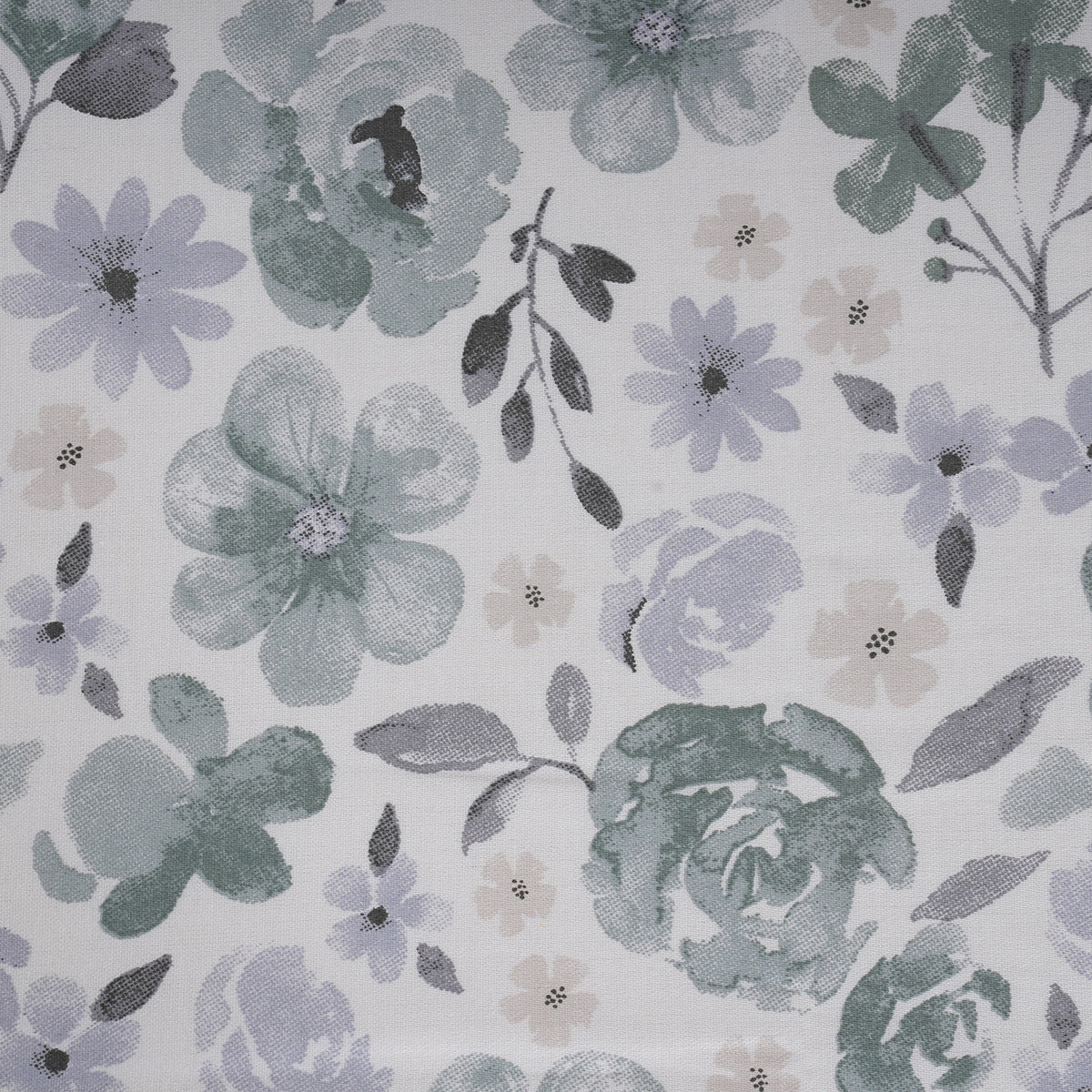 Sensory Bloom Petalyn 100% Cotton Blue Fitted Sheet with Pillow Case