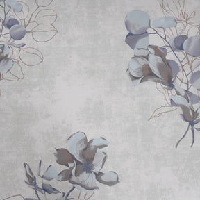 Sensory Bloom Flowerland 100% Cotton Blue Fitted Sheet with Pillow Case