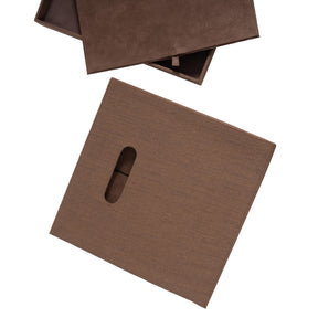 Foldable Box Cocoa Brown/Beaver 30X30X31CM Edward