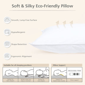 Frost Solid White 1PC Pillow