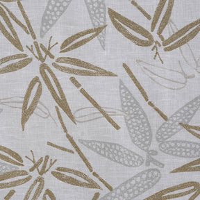 Hermosa Botanic Bloom Bamboo Breeze 100% Cotton Printed Bedsheet with Pillow Case Beige