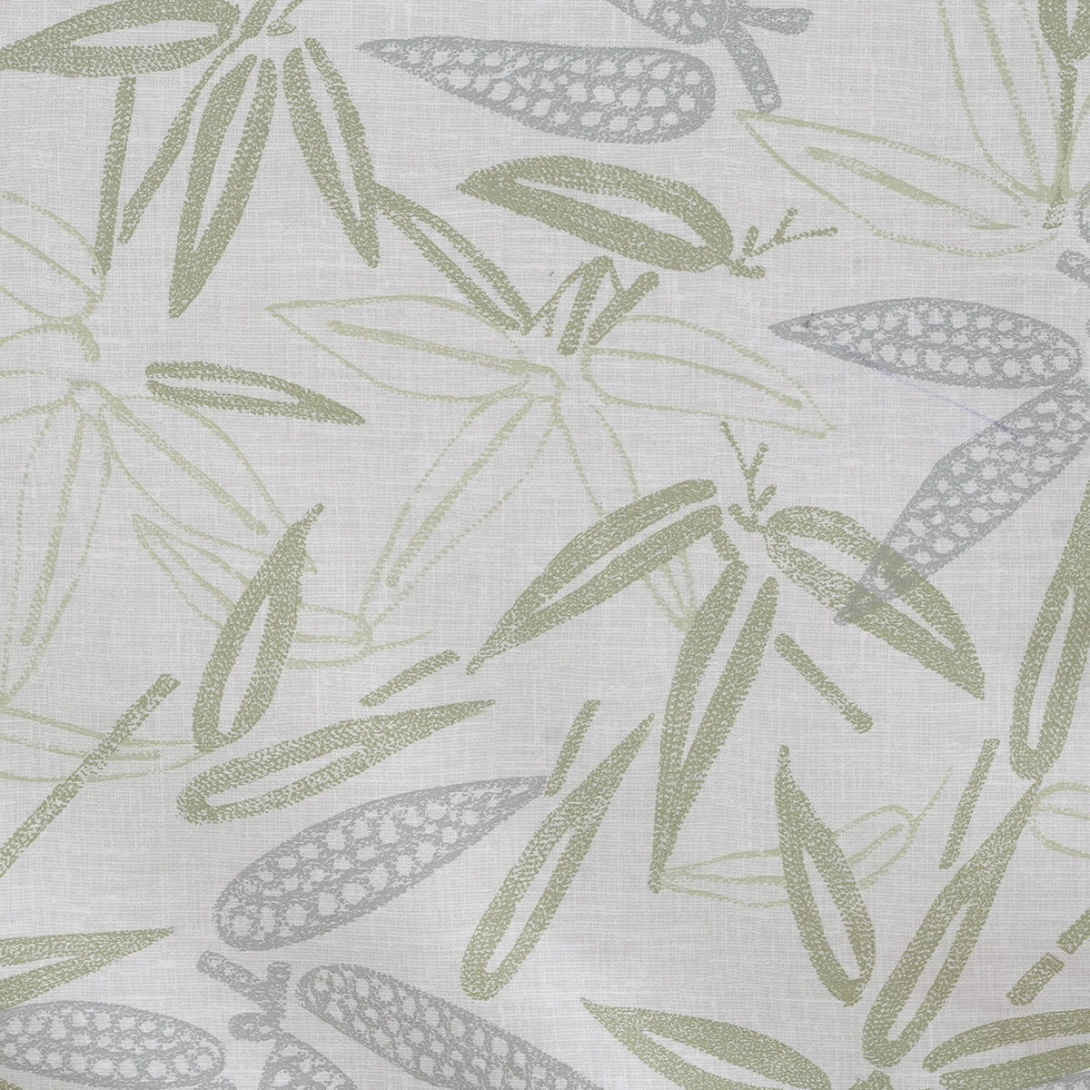 Hermosa Botanic Bloom Bamboo Breeze 100% Cotton Printed Bedsheet with Pillow Case Green