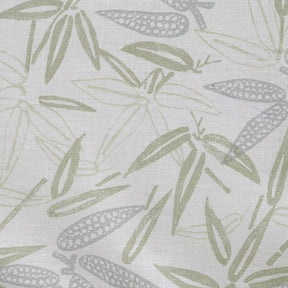 Hermosa Botanic Bloom Bamboo Breeze 100% Cotton Printed Bedsheet with Pillow Case Green