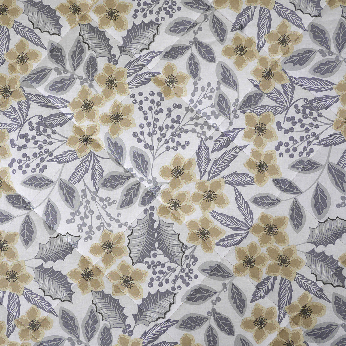 Hermosa Botanic Bloom Fleur Essence 4Pcs Yellow Quilt Set