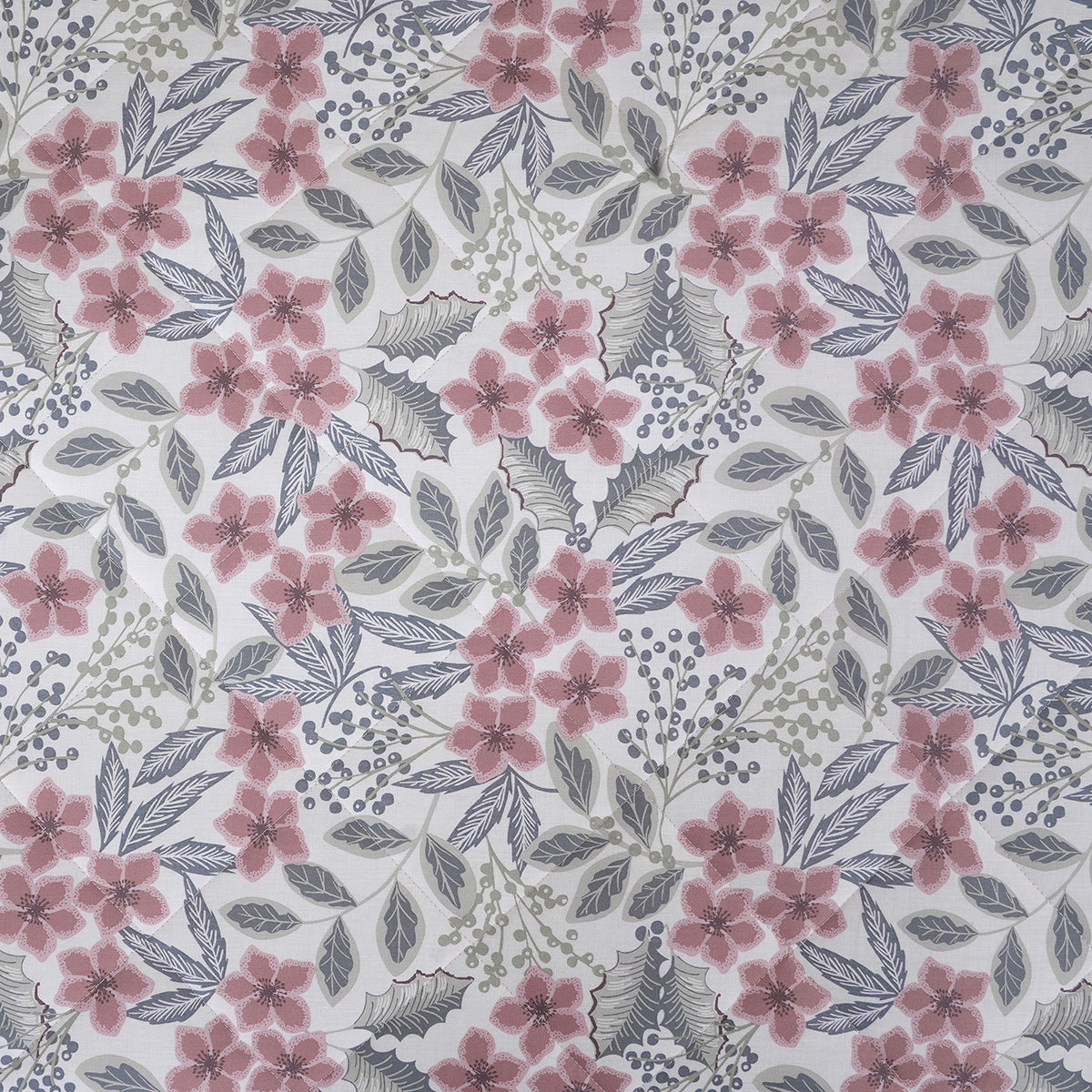 Hermosa Botanic Bloom Fleur Essence Quilt Red