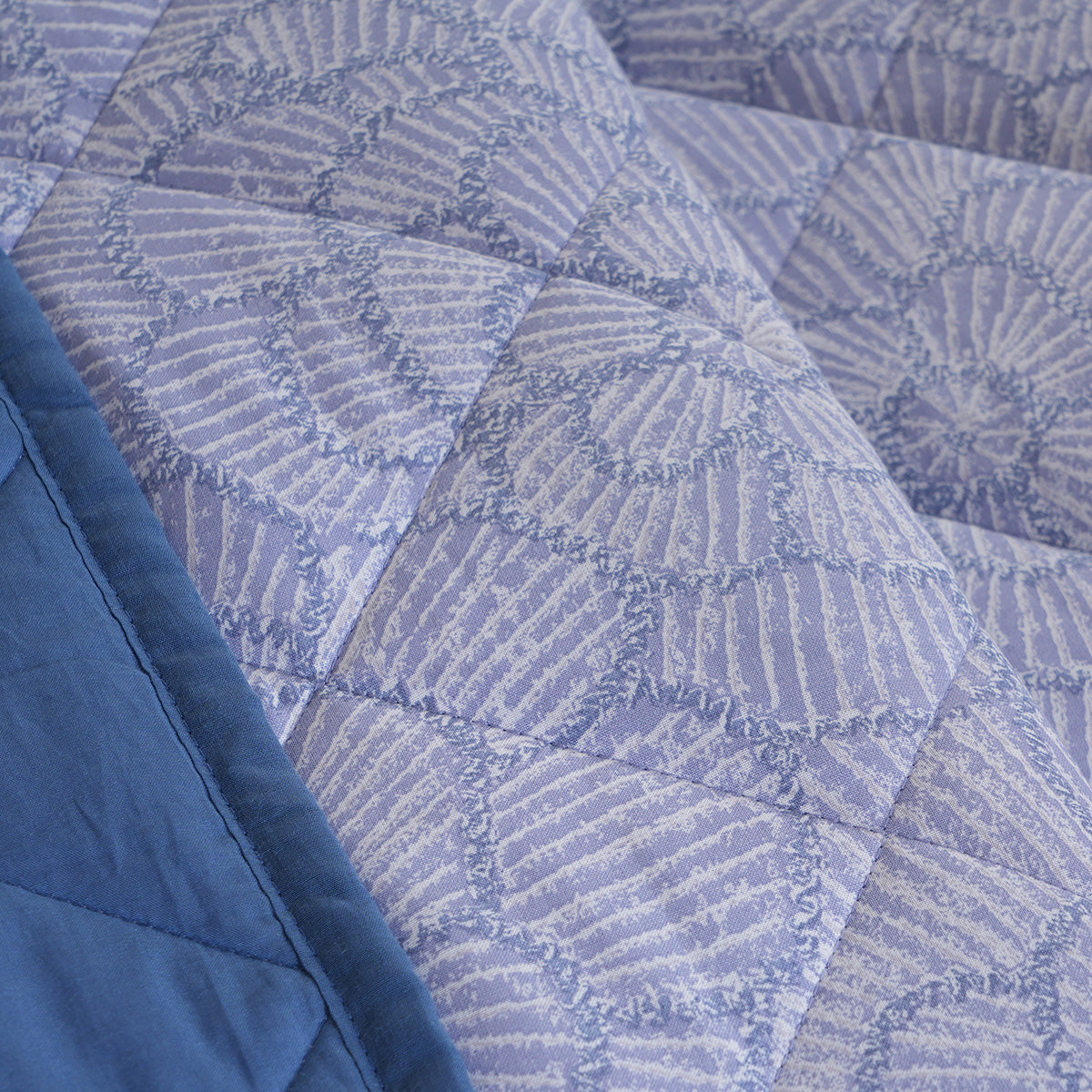 Hermosa Botanic Bloom Florique Quilt Blue