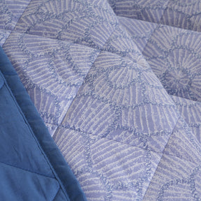 Hermosa Botanic Bloom Florique Quilt Blue