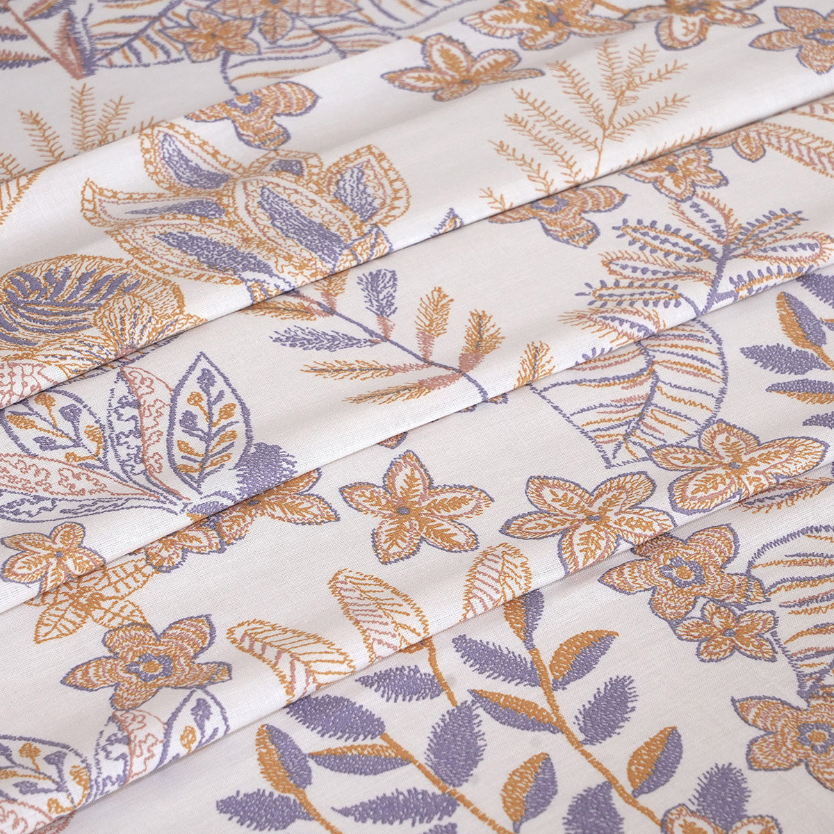 Hermosa Botanic Bloom Garden Muse 100% Cotton Printed Bedsheet with Pillow Case Yellow