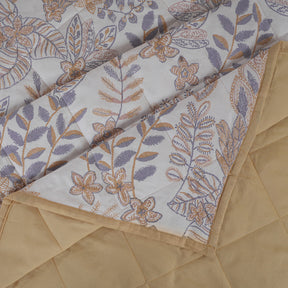 Hermosa Botanic Bloom Garden Muse 4Pcs Yellow Quilt Set