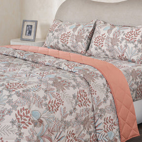Hermosa Botanic Bloom Garden Muse Quilt Red