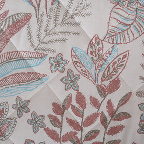 Hermosa Botanic Bloom Garden Muse Quilt Red