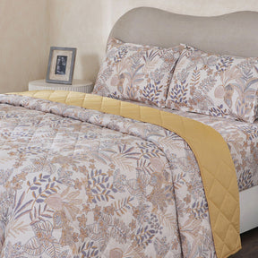 Hermosa Botanic Bloom Garden Muse Quilt Yellow