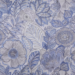 Hermosa Botanic Bloom Petaline Quilt Blue Shadow