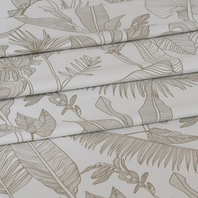 Hermosa Botanic Bloom Verlina 100% Cotton Printed Bedsheet with Pillow Case Green