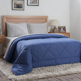 Hermosa Glister Pebble Blue 250GSM Reversible Winter Quilt