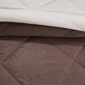 Hermosa Glister Pebble Brown 150GSM Reversible Summer AC Quilt