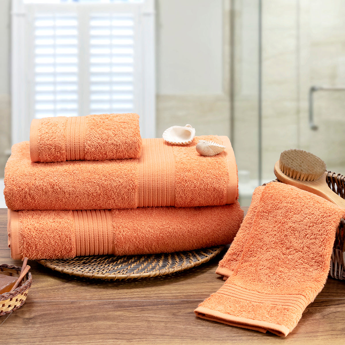 Hermosa Jeneth 100% Cotton 450 GSM Bath Towel Set