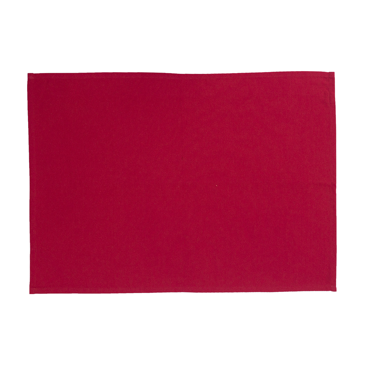 Textured Check / Solid Red/Green 3 Pc Kitchen Towel