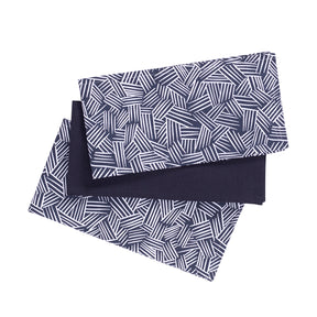 Raw Spikes / Solid Black/Grey 3 Pc Kitchen Towel