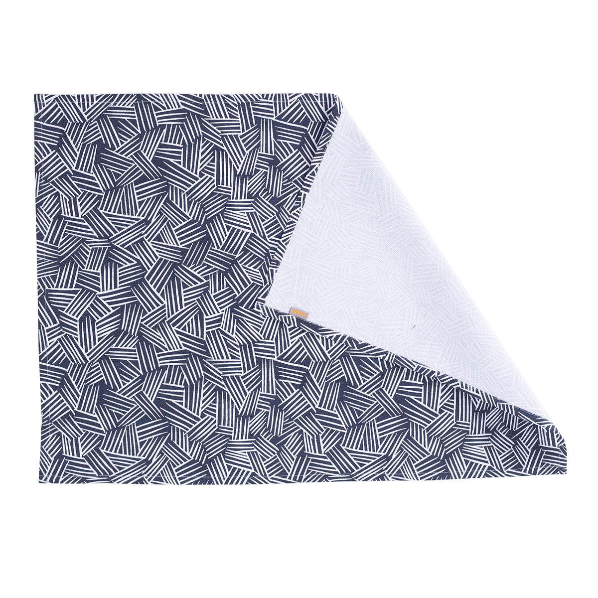 Raw Spikes / Solid Black/Grey 3 Pc Kitchen Towel
