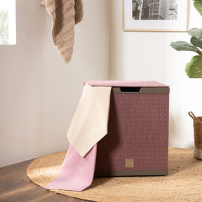 Laundry Basket Nostalgic Rose 35.5X35.5X40.5CM Calenthe