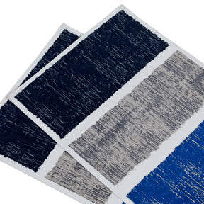 Maspar Baffling Band Prt 100% Cotton Printed Placemat Set Blue