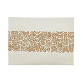 Maspar Broken Waves 100% Cotton Printed Placemat Set Beige