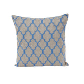 Maspar Chain Stitch Gypsy Lock Cushion Cover Blue
