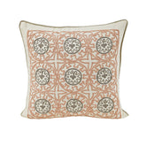 Maspar Chain Stitch Made Line Cushion Cover Pink