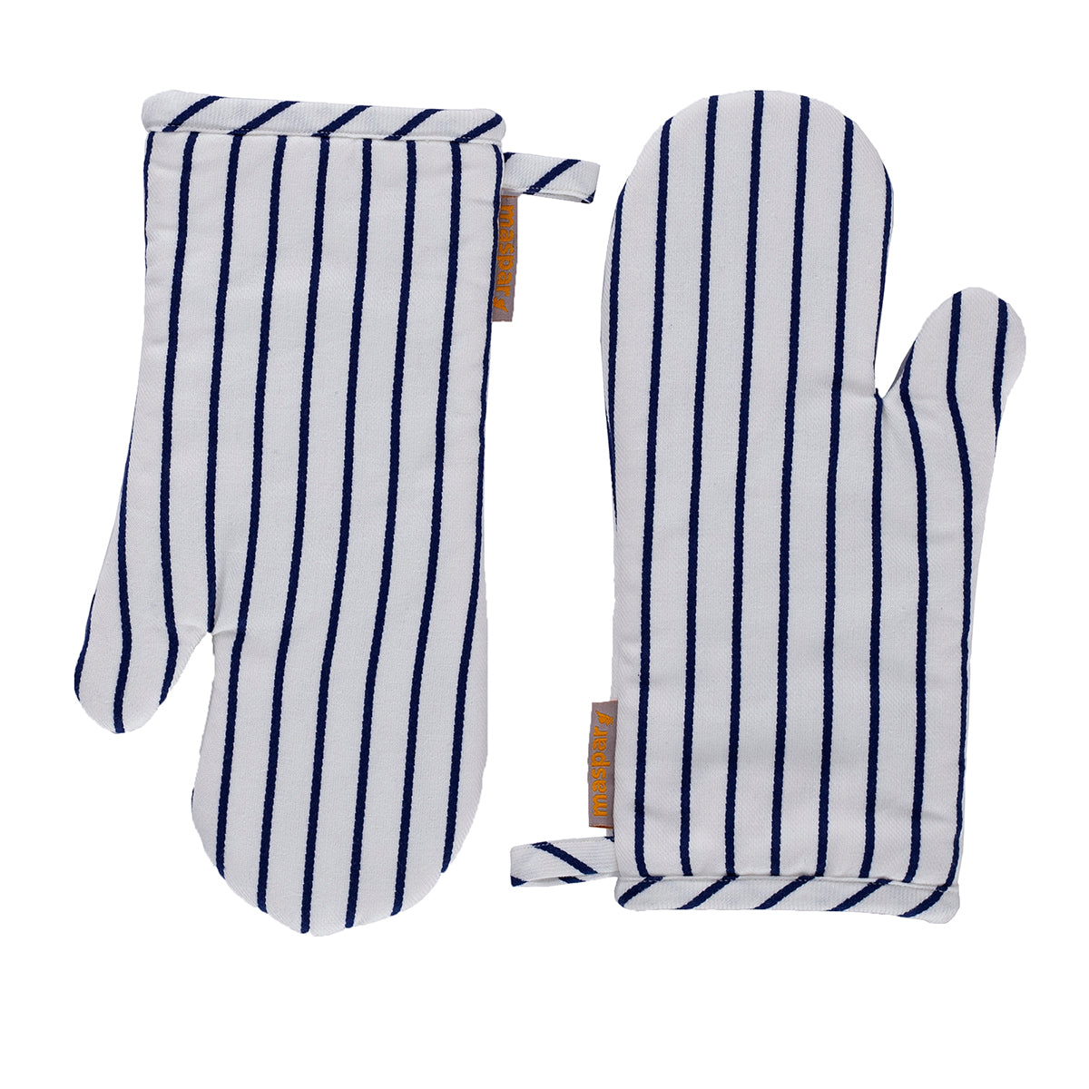 Maspar Printed Roux 2 PC Oven Mitt Set Blue