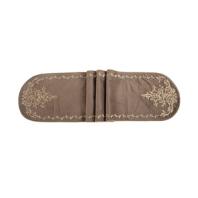 Maspar Runner Embroidered Hand Finished Grandeur Brown