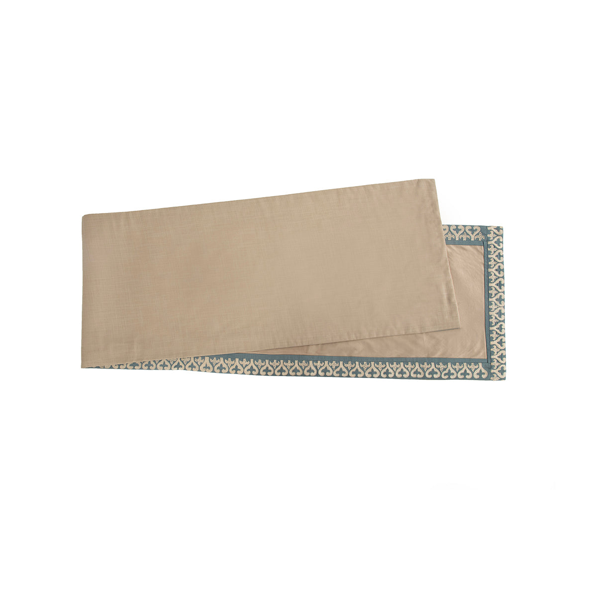 Maspar Runner Embroidered Hand Finished Regalia Beige