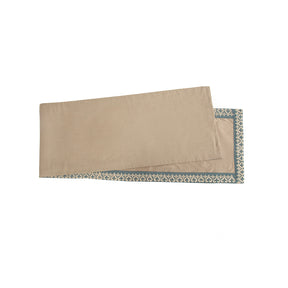 Maspar Runner Embroidered Hand Finished Regalia Beige