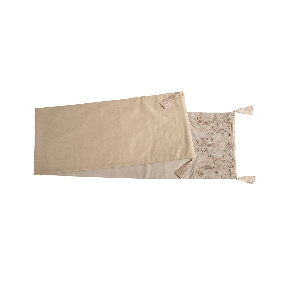 Maspar Runner Embroidered Hand Finished Sovereign Beige