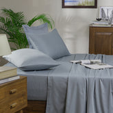 Melina Plain 100% Cotton Extra Soft & Luxurious Bed Sheet with Pillow Case