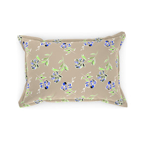 Modern Sanctuary Louisa Printed 144 TC 100% Cotton Beige Bed Sheet with Pillow Case