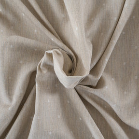 Muted Dot Reversible Made With Egyptian Cotton Ultra Soft Beige Bed Sheet with Pillow Case