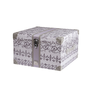 Ornamental Elegance Arabelle 100% Cotton 8Pcs Quilt/Qulited Bed Cover Set Purple