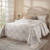 PBS Timeless Ornare 100% Cotton 8Pcs Duvet Cover Set Tan